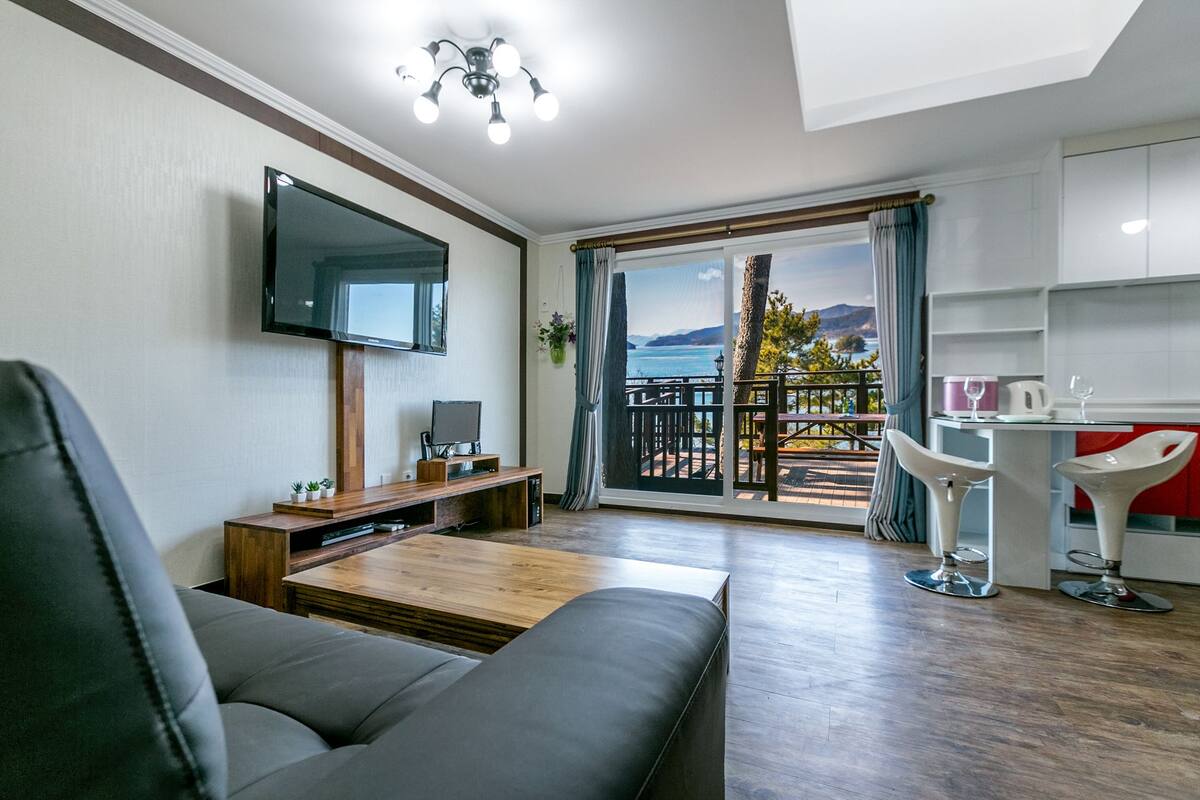 Dúplex, 1 habitación, vista al mar (4 persons) | Ropa de cama de alta calidad y wifi gratis