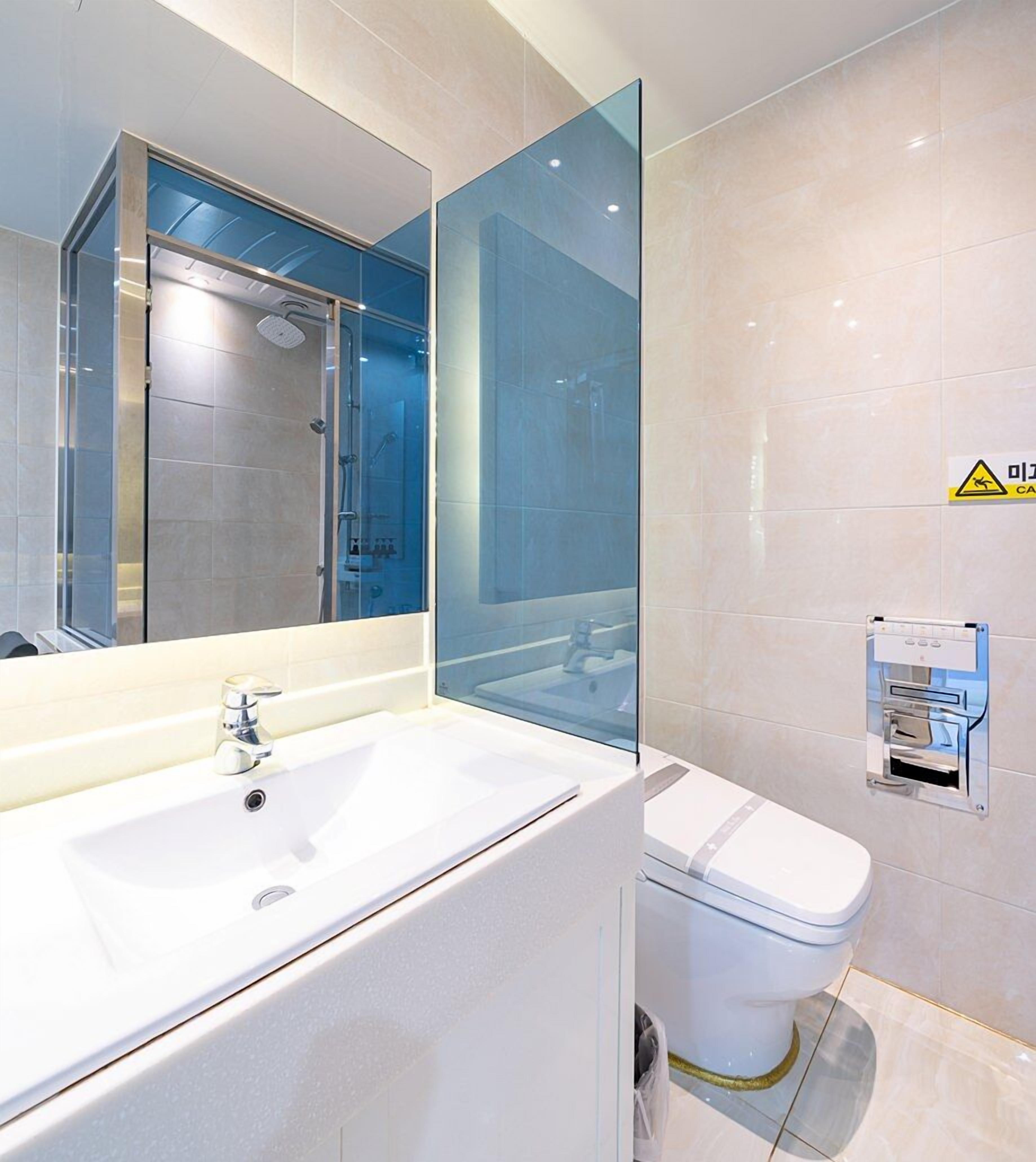 separate bathtub and shower, hydromassage showerhead