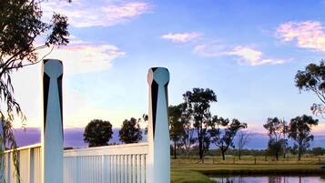 Blick von der Unterkunft