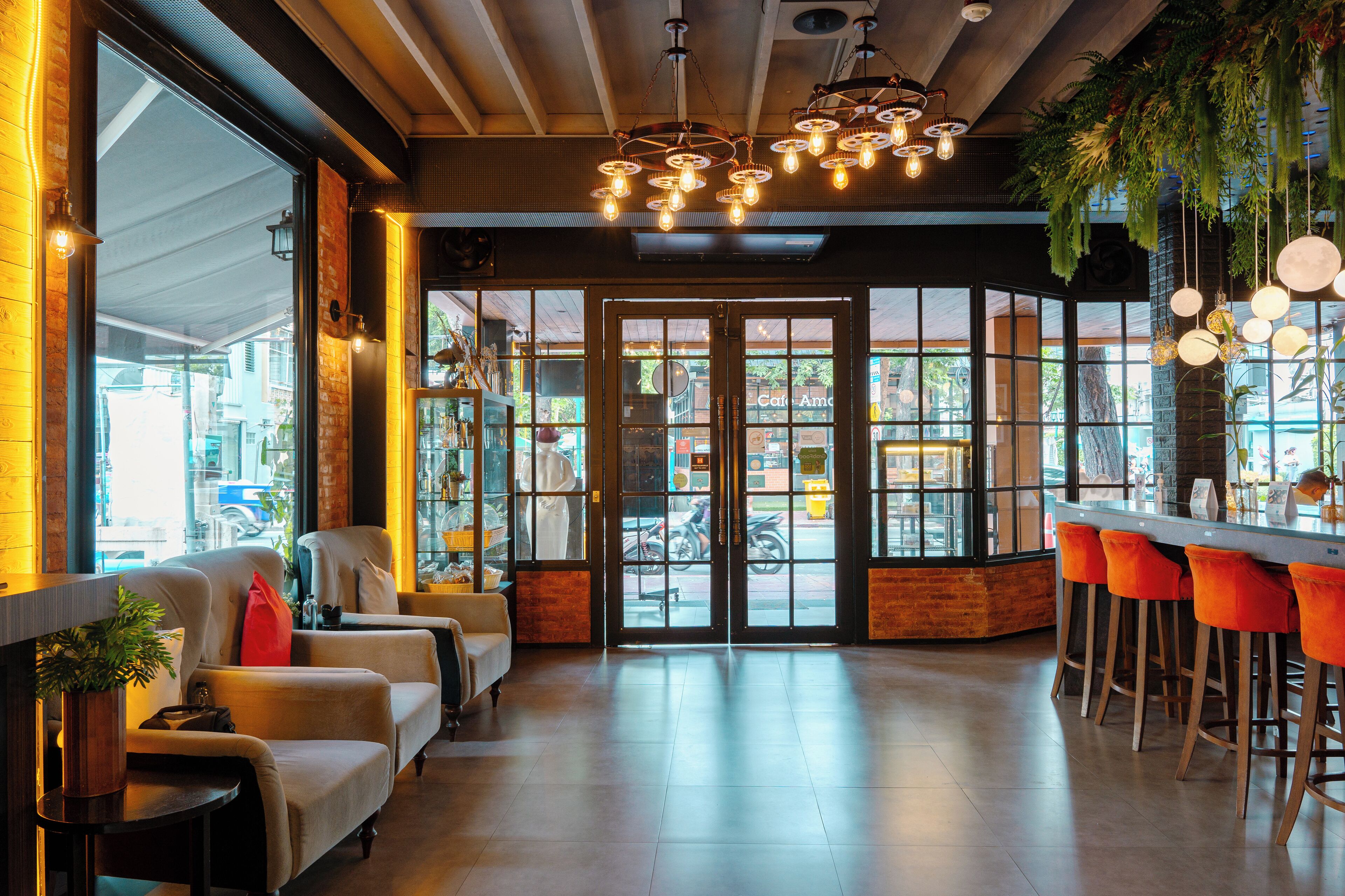 Sala de estar en el lobby