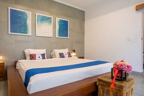 Deluxe villa, 3 hálószobával, privát medence | 3 hálószoba, széf a szobában és vasaló/vasalódeszka