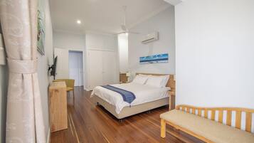 Executive Apartment, 2 Bedrooms, Pool Access (Minimum Age 18) | Premium bedding, individually decorated, individually furnished, desk