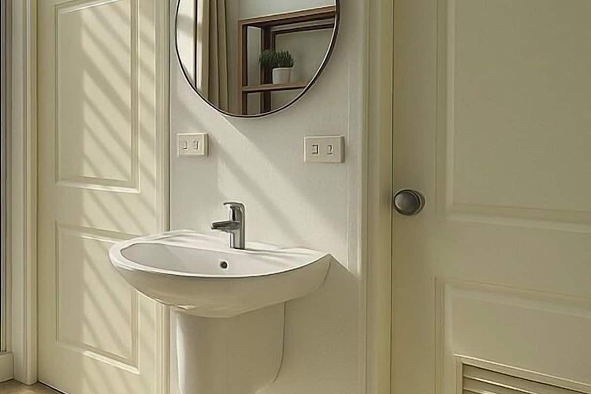 Douche, articles de toilette gratuits, sèche-cheveux