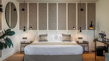 Ropa de cama hipoalergénica y minibar