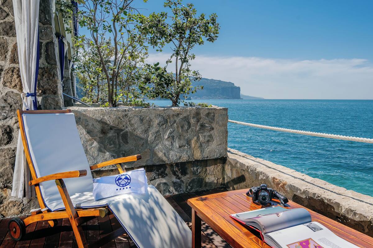 Kamar Double Superior, teras, pemandangan laut (Superior Patio) | Teras/patio