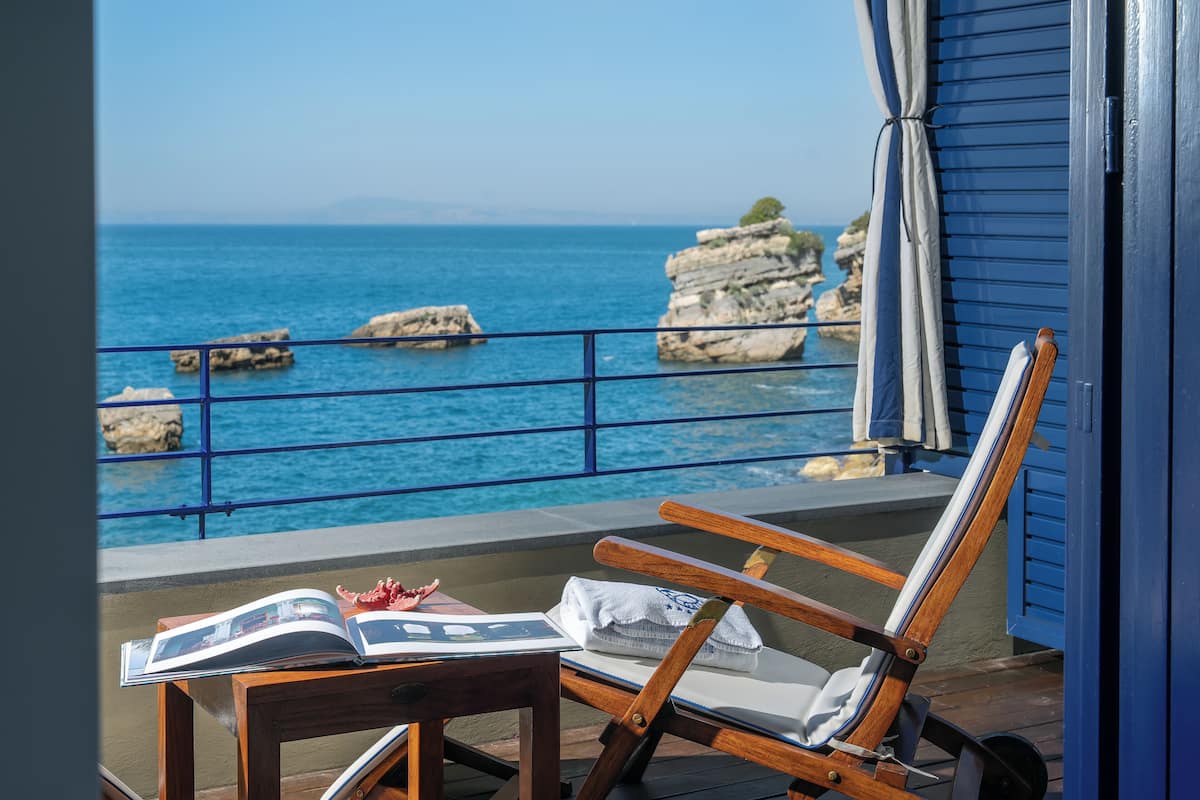 Habitación doble, vista al mar (Prestige) | Terraza o patio