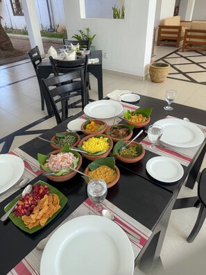 Outdoor dining
