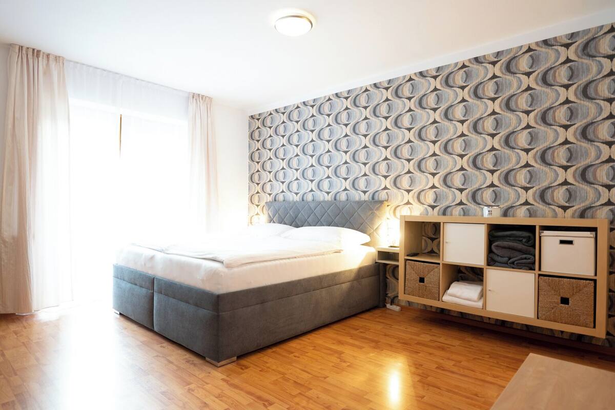Exclusive-Apartment, 1 Schlafzimmer, Terrasse, Poolseite (Kitchen) | Ausblick vom Zimmer