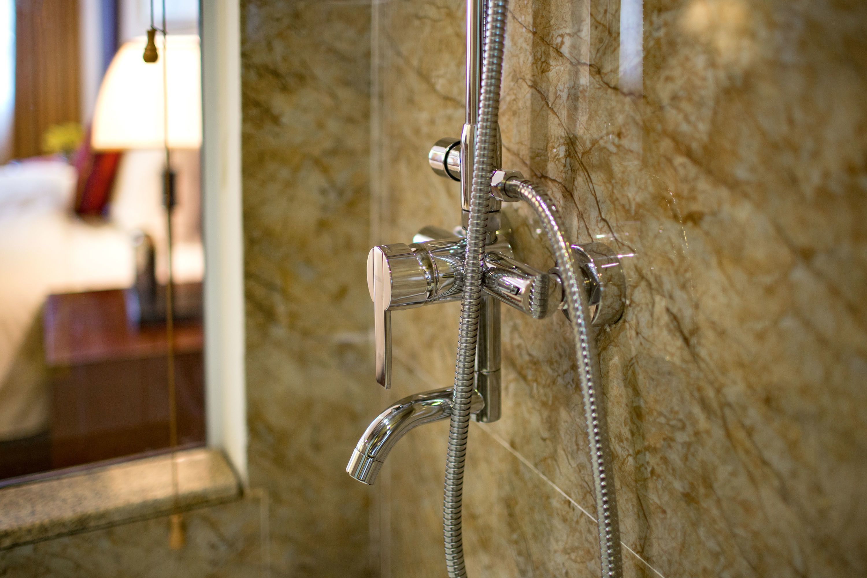 family room, connecting rooms | bathroom shower