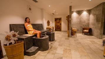 Sauna, bañera de hidromasaje, baño turco, tratamientos corporales