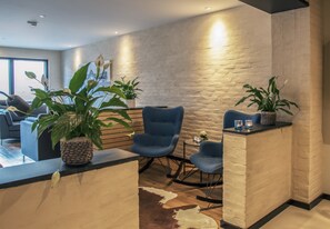 Sitteområde i lobbyen