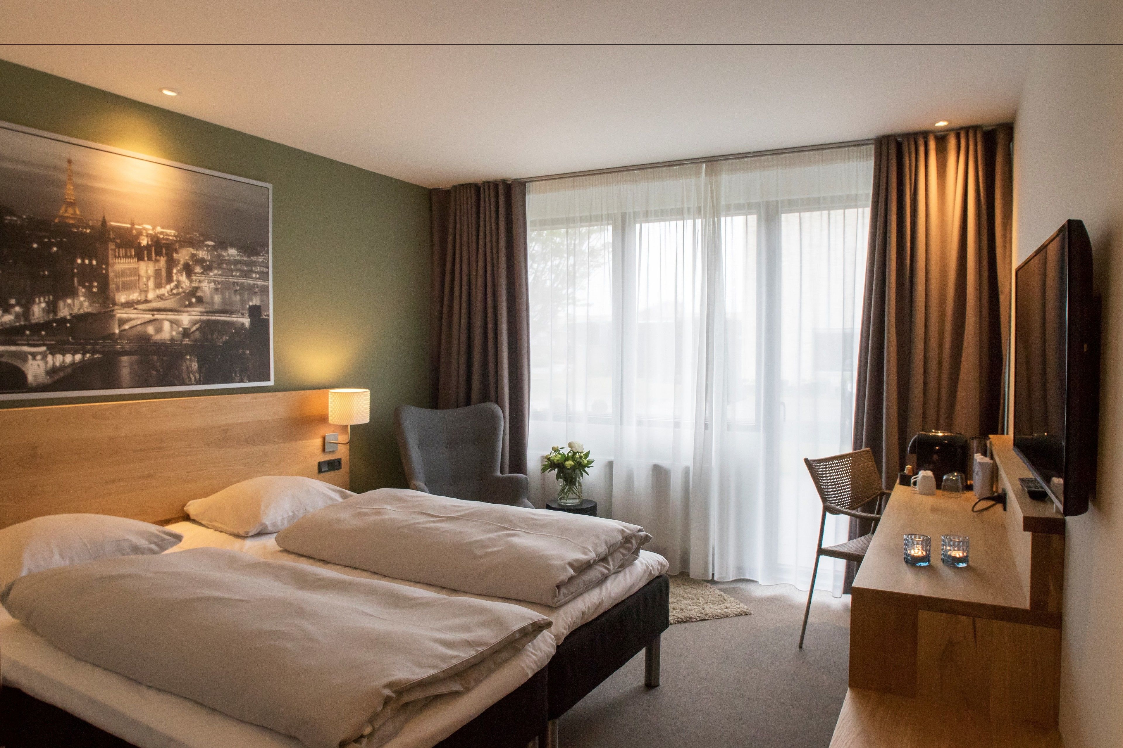 comfort double room plus, terrace | premium bedding, desk, iron/ironing board, cots/infant beds