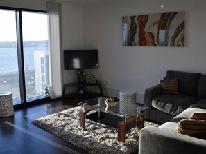 Apartment, Private Bathroom (Liverpool City Apartment) | Living area - Alexander Apartments Liverpool (Liverpool)
