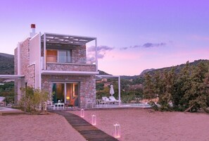Luxury Villa, 1 Bedroom, Private Pool, Beachside (Kedros) | 1 bedroom, in-room safe, individually decorated, blackout drapes