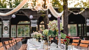 Außenbereich für Hochzeiten