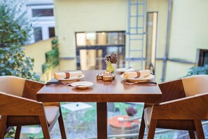Daily buffet breakfast (EUR 25 per person)