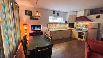 Family Cottage | Private kitchen | Fridge