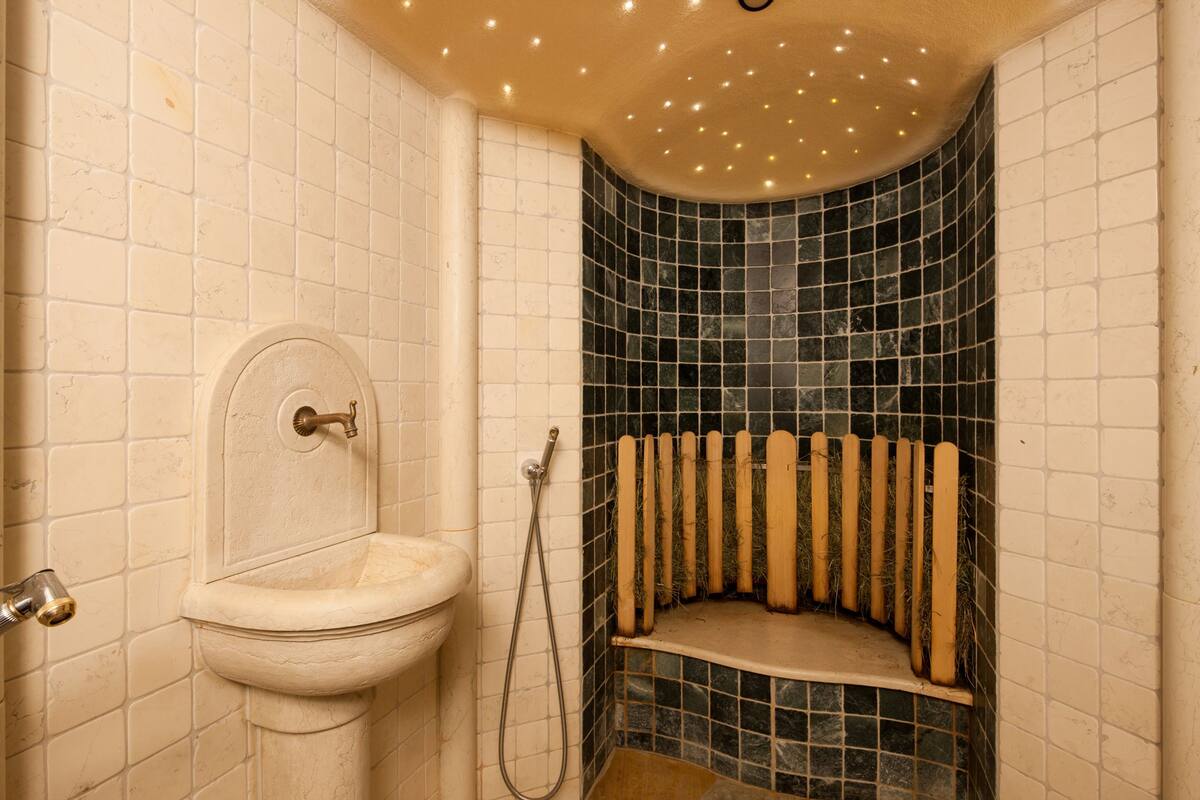 sauna, hot tub, steam room