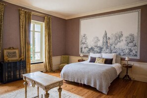 Dobbeltrom – deluxe, eget bad, hageutsikt (Suite au Château )