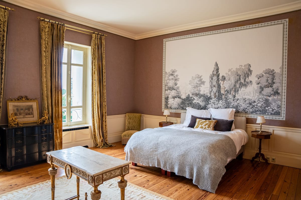 Deluxe-Doppelzimmer, mit Bad, Gartenblick (Suite au Château )