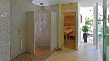 Sauna, steam room, body treatments, sports massages, body scrubs