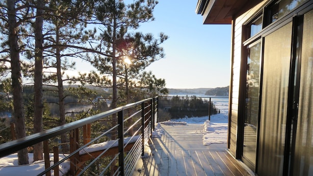 Terrace/patio - Gite du haut des arbres (Saguenay)