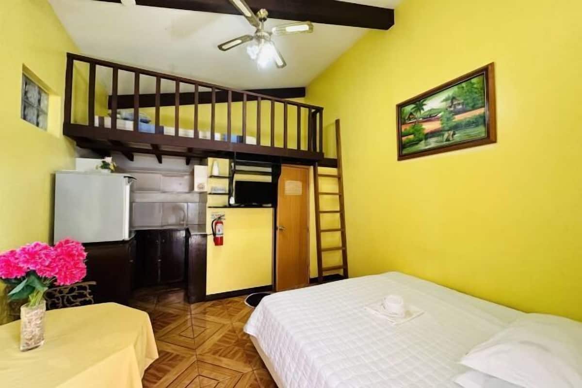 1 bedroom, iron/ironing board, bed sheets
