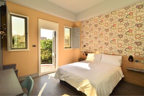 Individually decorated, individually furnished, desk, blackout curtains