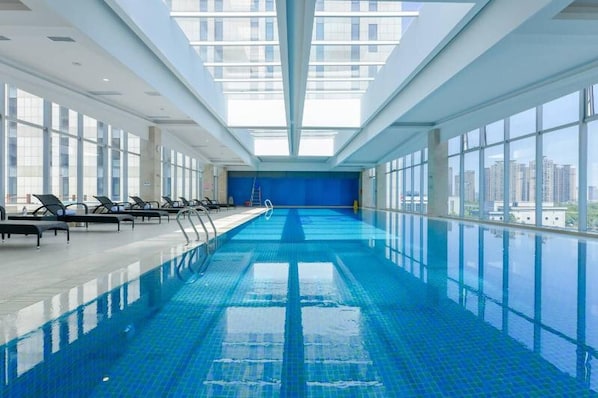 Indoor pool, outdoor pool