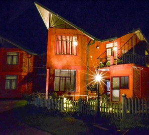 Front of property – evening/night