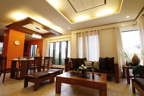 Apartment, 2 Bedrooms | Living room | Flat-screen TV - Hassaram Courtyard (Dumaguete)
