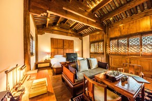 Deluxe-Zweibettzimmer | Hochwertige Bettwaren, Verdunkelungsvorhänge, kostenloses WLAN