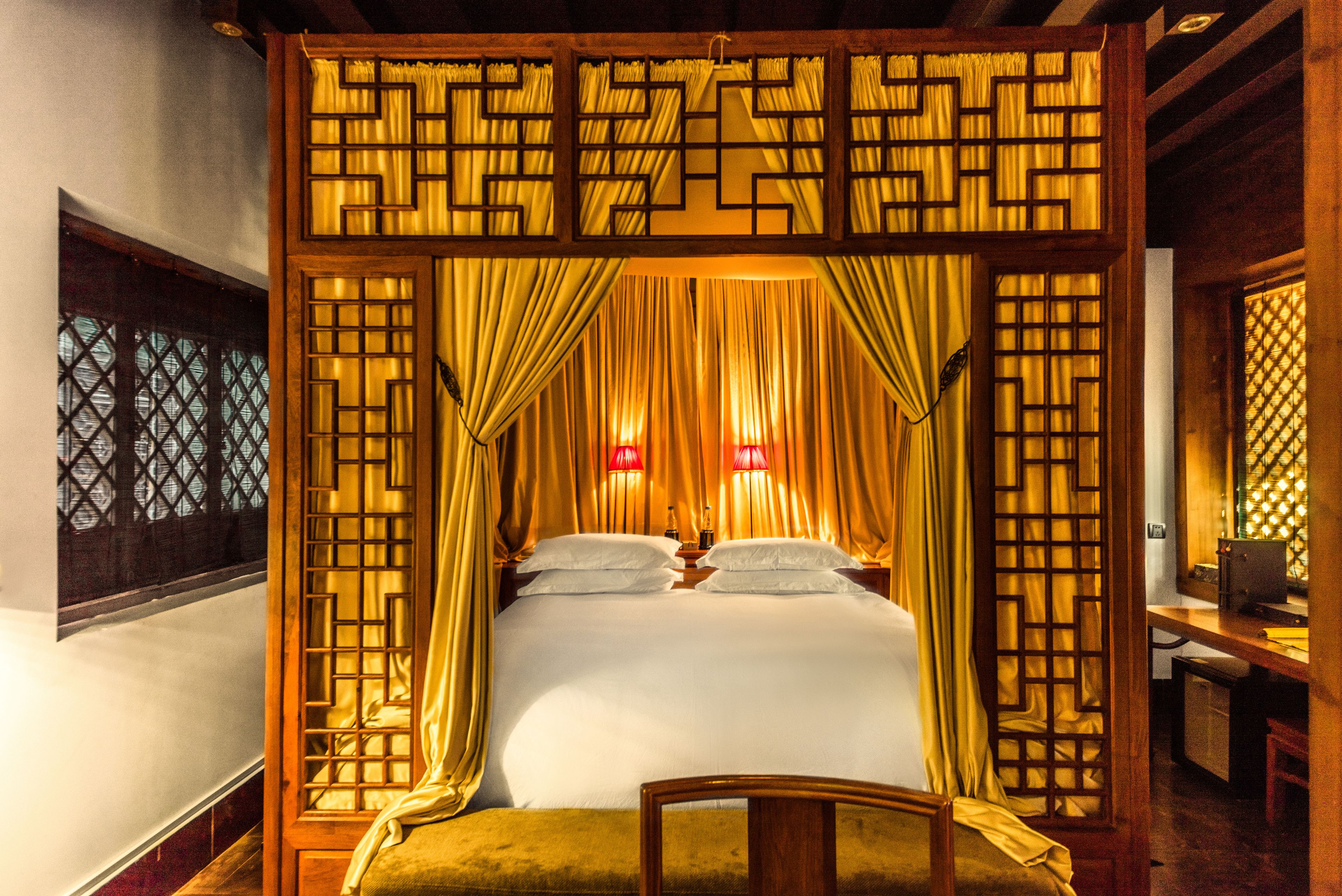 deluxe double room | premium bedding, blackout curtains, free wifi