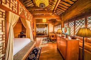 Deluxe-Suite | Hochwertige Bettwaren, Verdunkelungsvorhänge, kostenloses WLAN