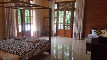 Desk, iron/ironing board, free cots/infant beds, free WiFi