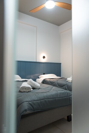 Chambres insonorisées, fer et planche à repasser, lits bébé (gratuits)