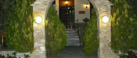 Front of property - evening/night