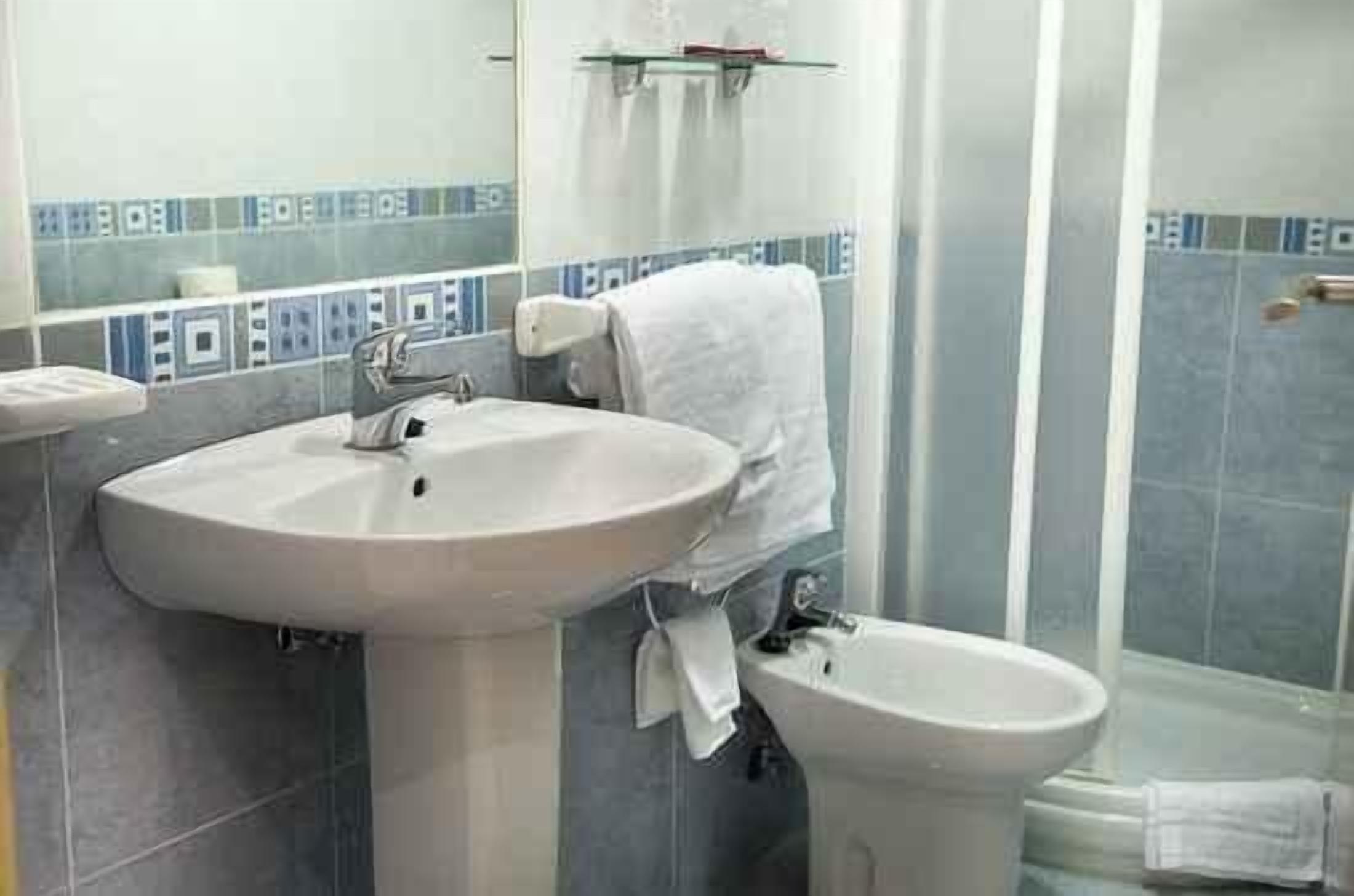 shower, designer toiletries, hair dryer, bidet