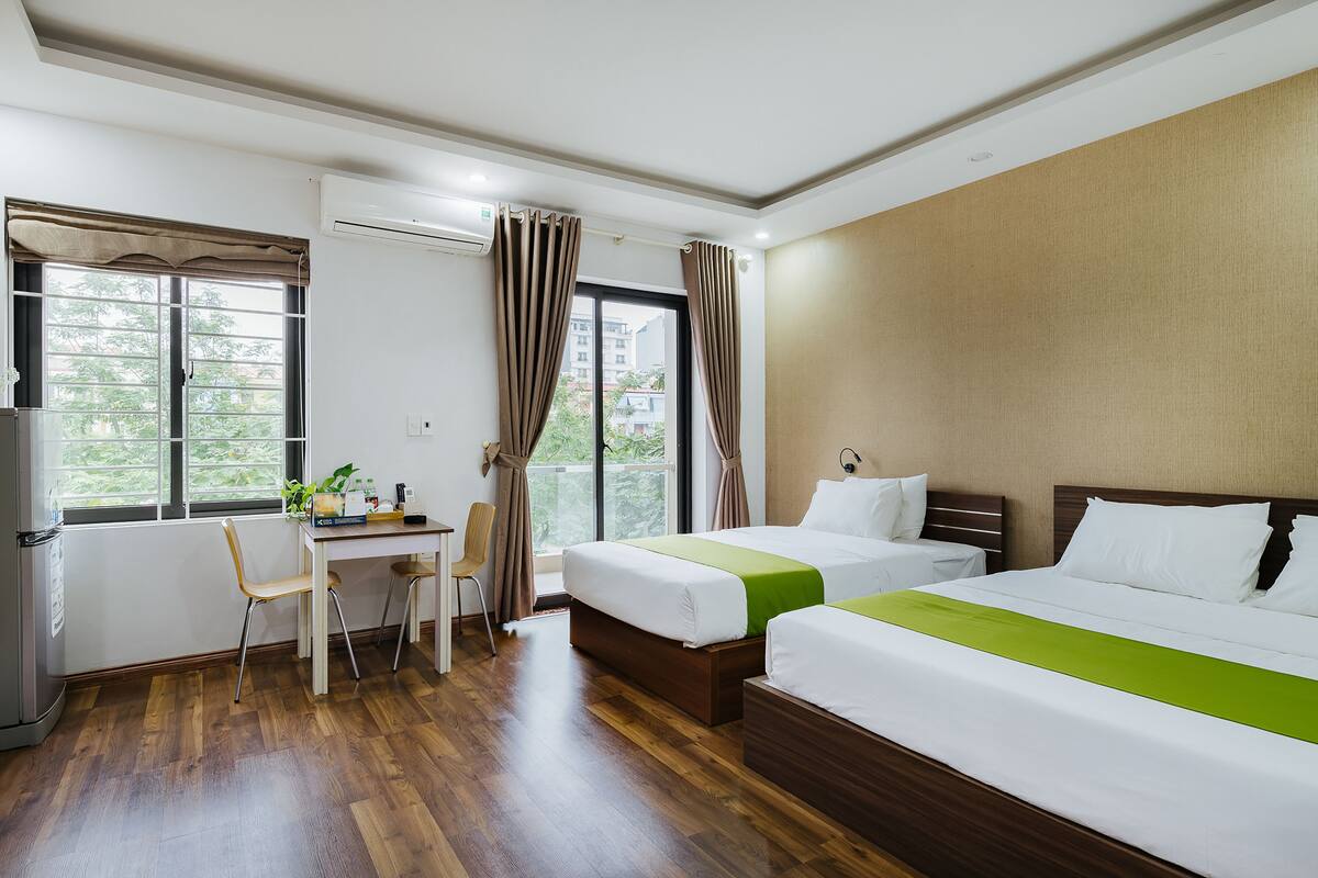 Suite Twin Room with Balcony Garden View | View from room