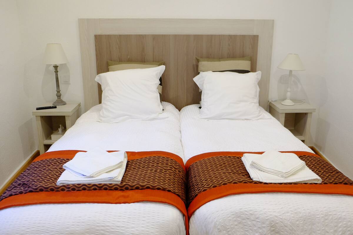 standard double room | 1 bedroom, desk, laptop workspace, soundproofing