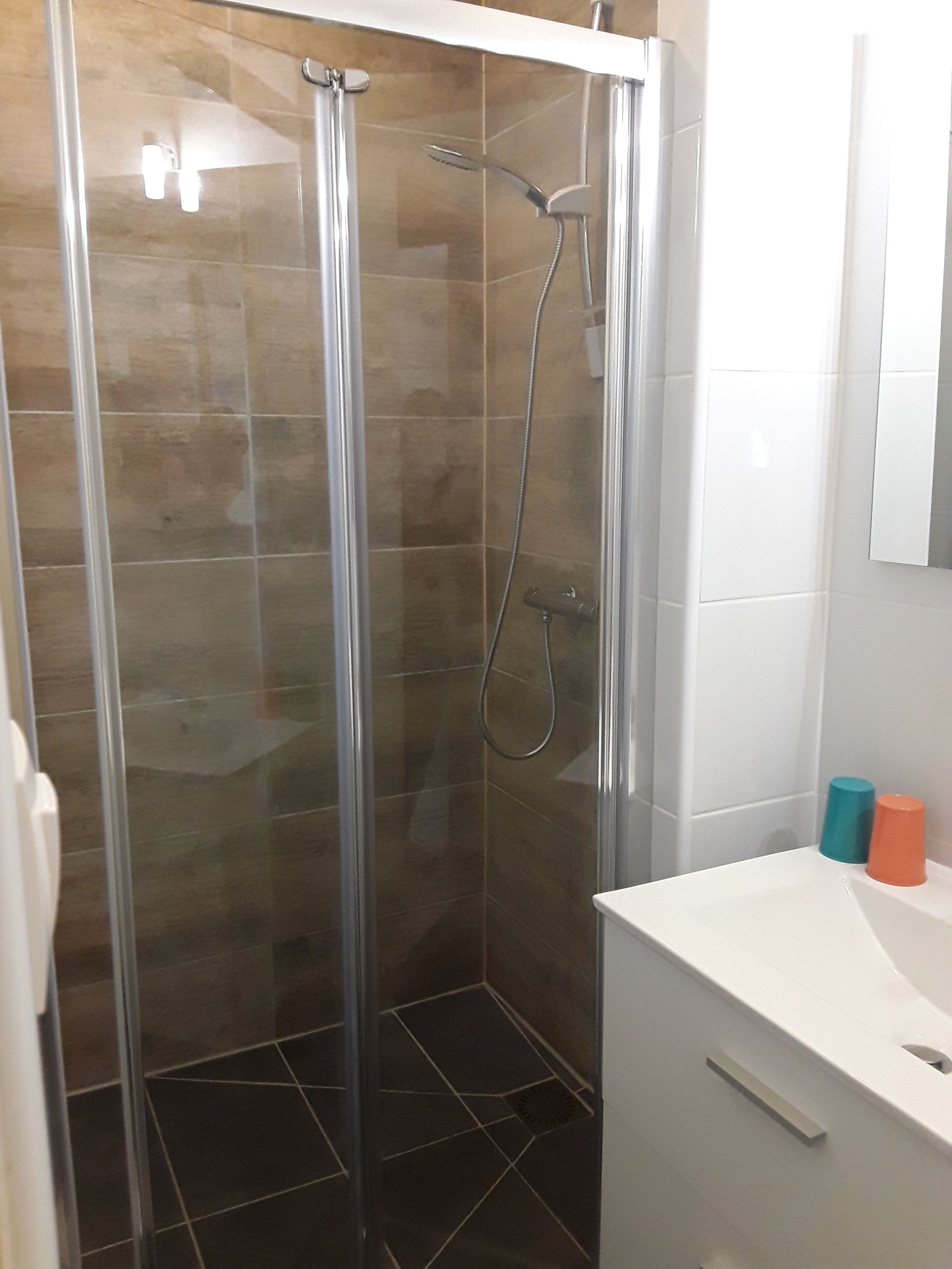 Dusj på badet