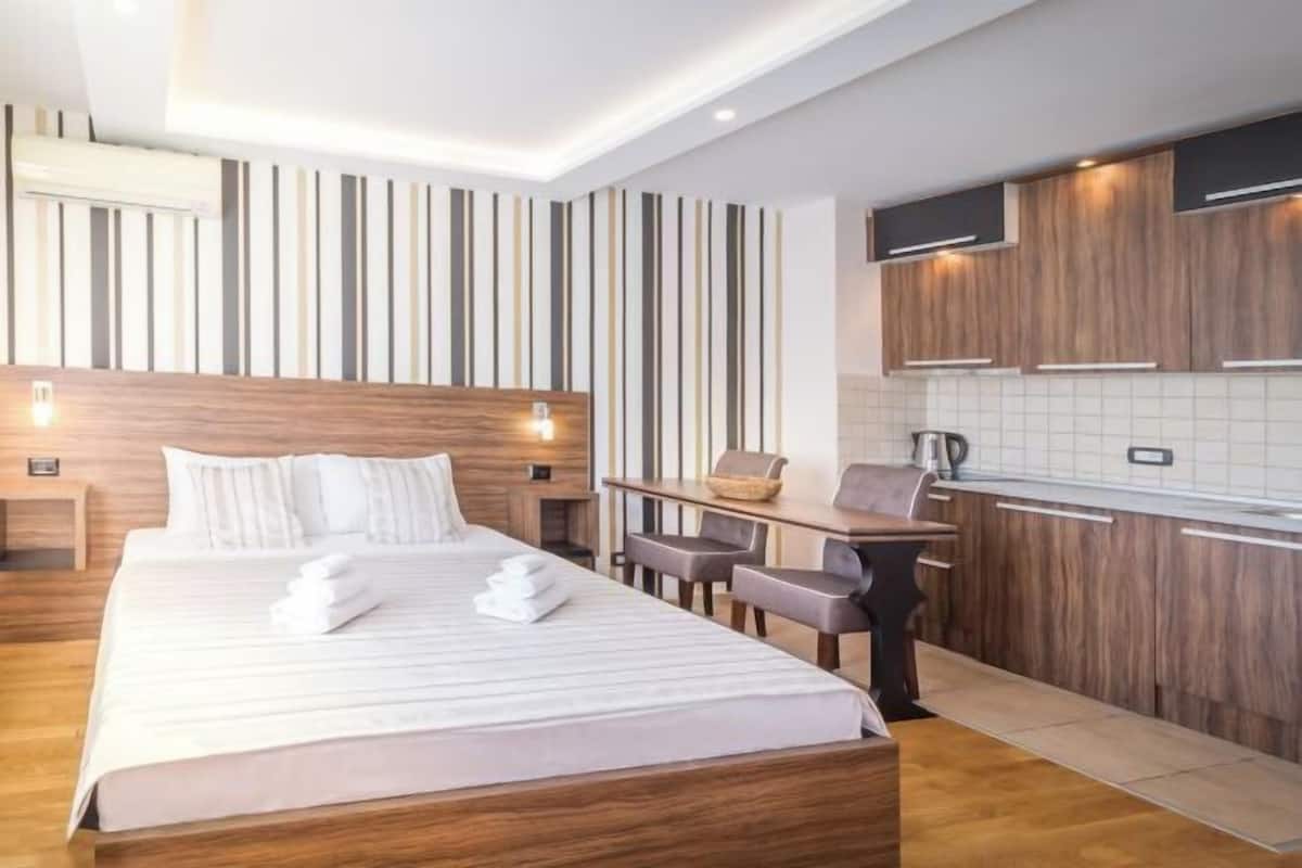 1 chambre, bureau, chambres insonorisées, fer et planche à repasser