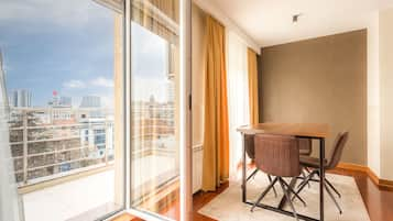 Appartement Confort, 1 chambre, terrasse | Vue sur la ville