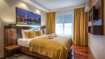 Comfort appartement, 1 slaapkamer, terras | Kamervoorziening