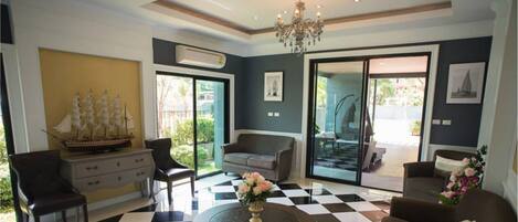Lobby sitting area