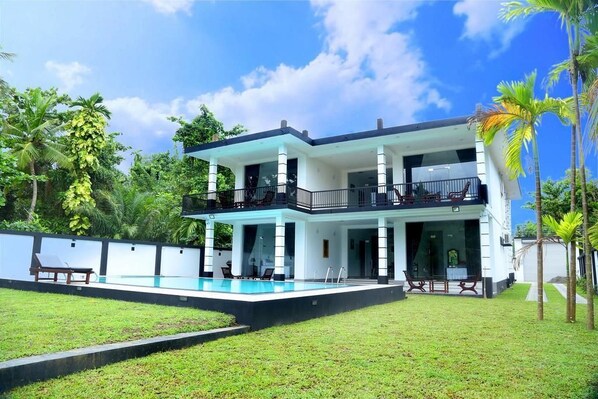 Voorkant van accommodatie