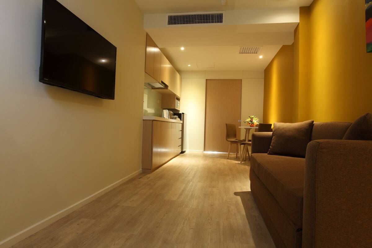 family 2 bedroom | living area | tv