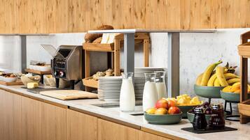 Daily continental breakfast for a fee