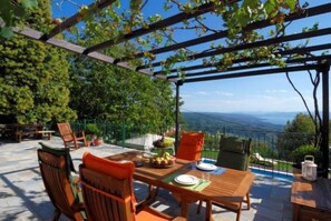 Villa, 3 Bedrooms, Private Pool | Terrace/patio - Villa Kerasia (South Pelion)