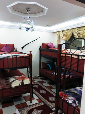 Sovsal (1 bed in a 6 persons shared room) | Extrasängar